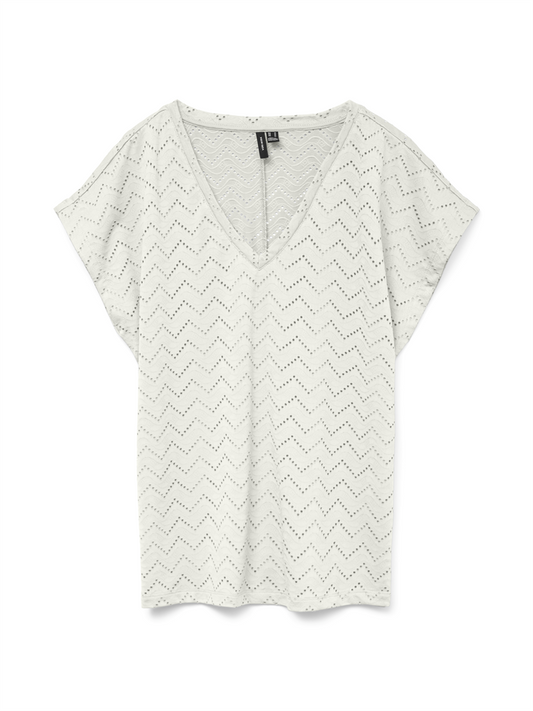 VMTHAS SS V-NECK TOP JRS GA VO - 10328120