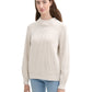 knit plated rib pullover - 1042957