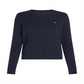 TJW CABLE ESSENTIAL SWEATER - DW0DW18683