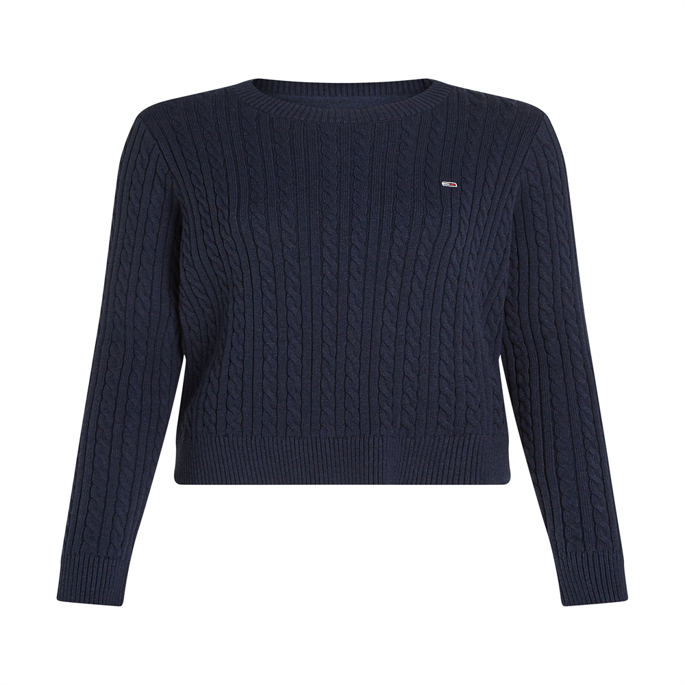 TJW CABLE ESSENTIAL SWEATER - DW0DW18683