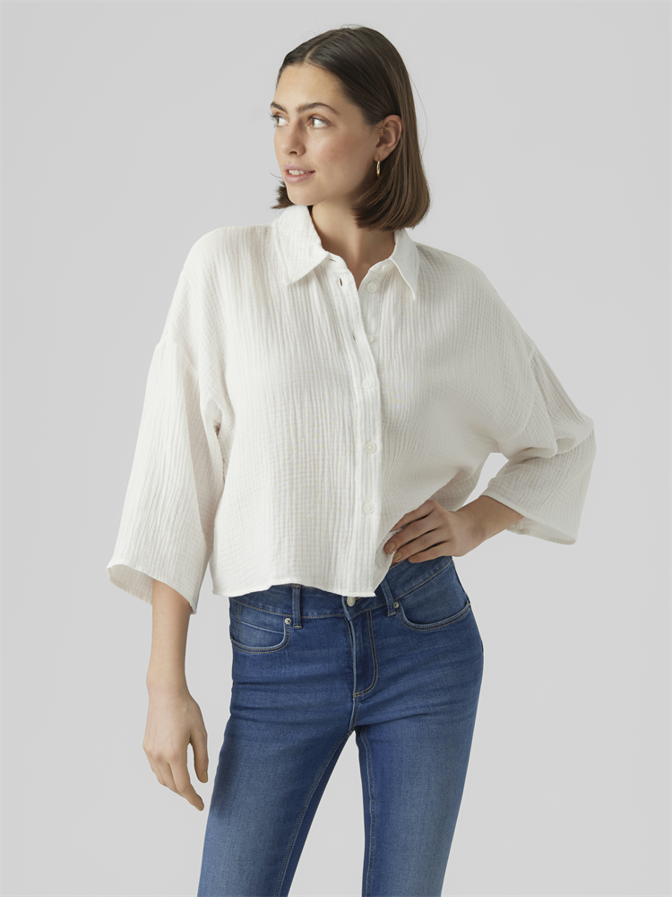 VMNATALI CROP SHIRT WVN NOOS - 10279685