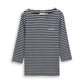 T-shirt boat neck stripe - 1050415