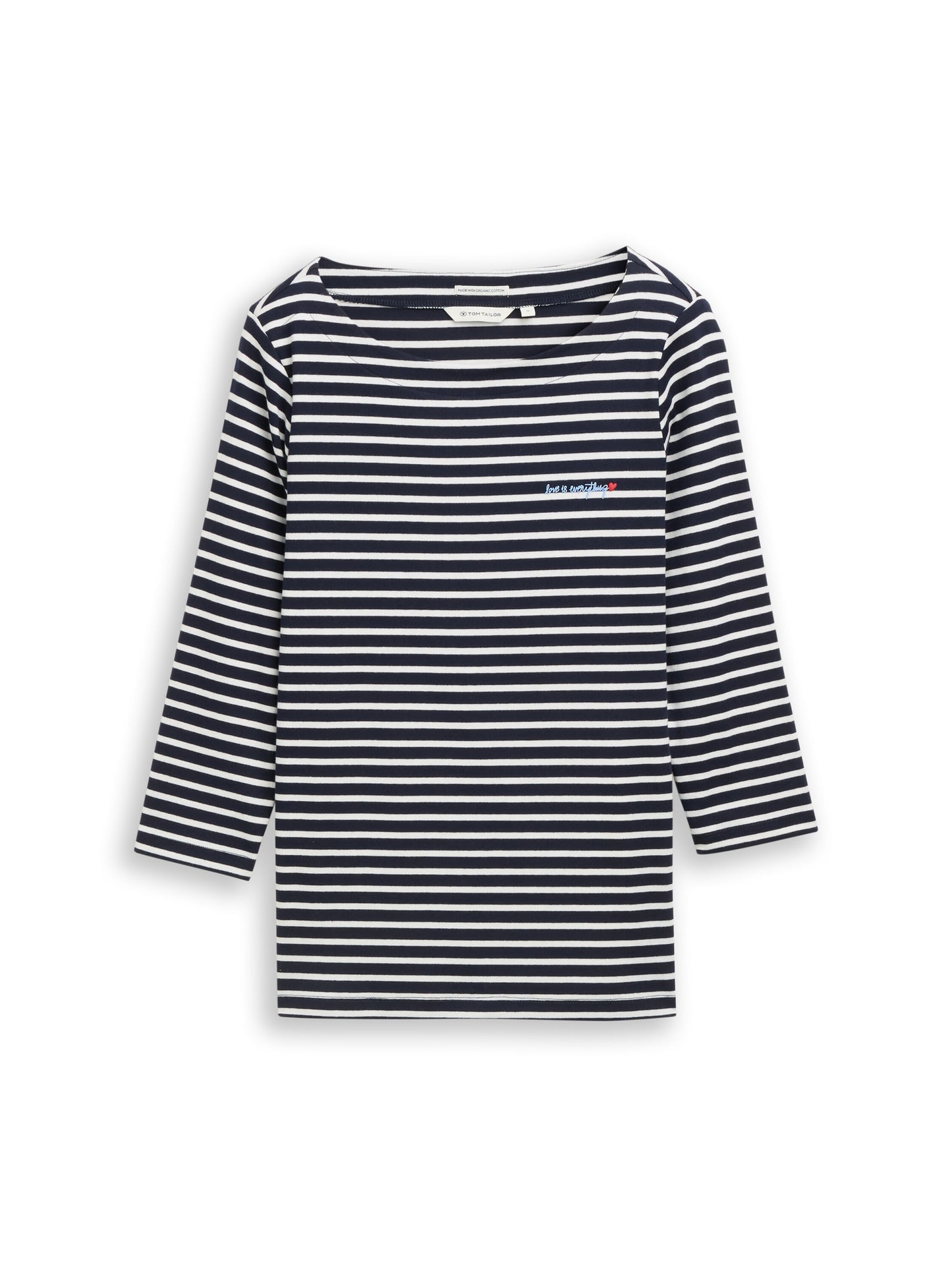 T-shirt boat neck stripe - 1050415