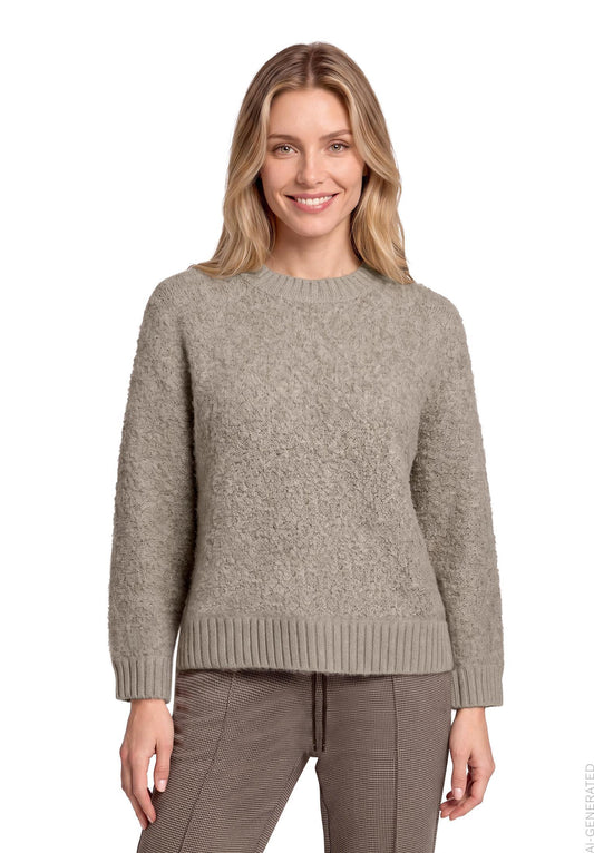 Strickpullover Kurz 3/4 Arm - 59813332