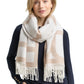 woven wording scarf - 1048056