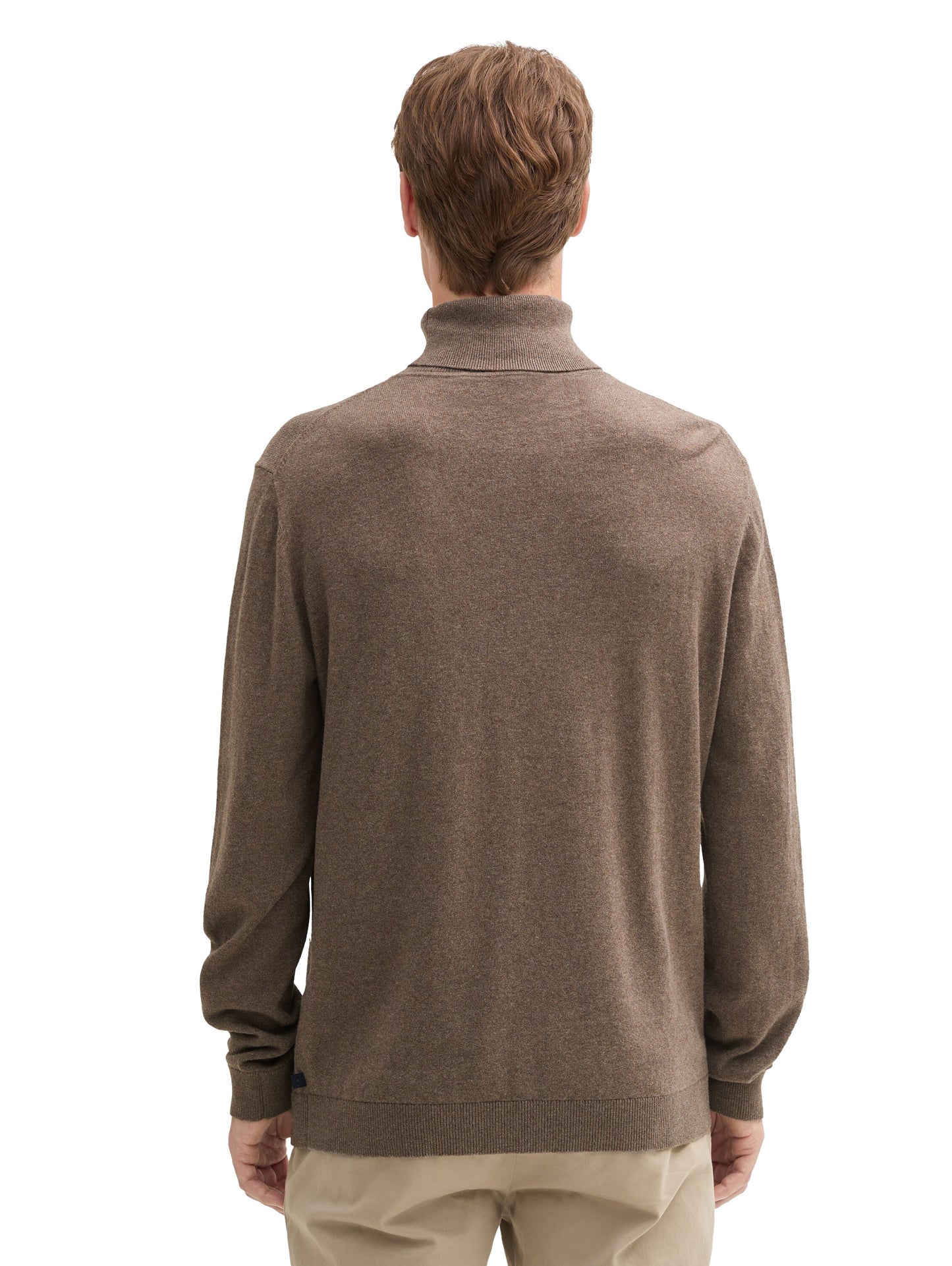 cottoncashmere turtleneck knit - 1043267