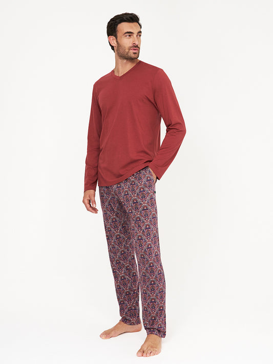 Pyjama Langbein Langarm - 100639057000