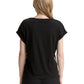 T-shirt deplaced print - 1047064