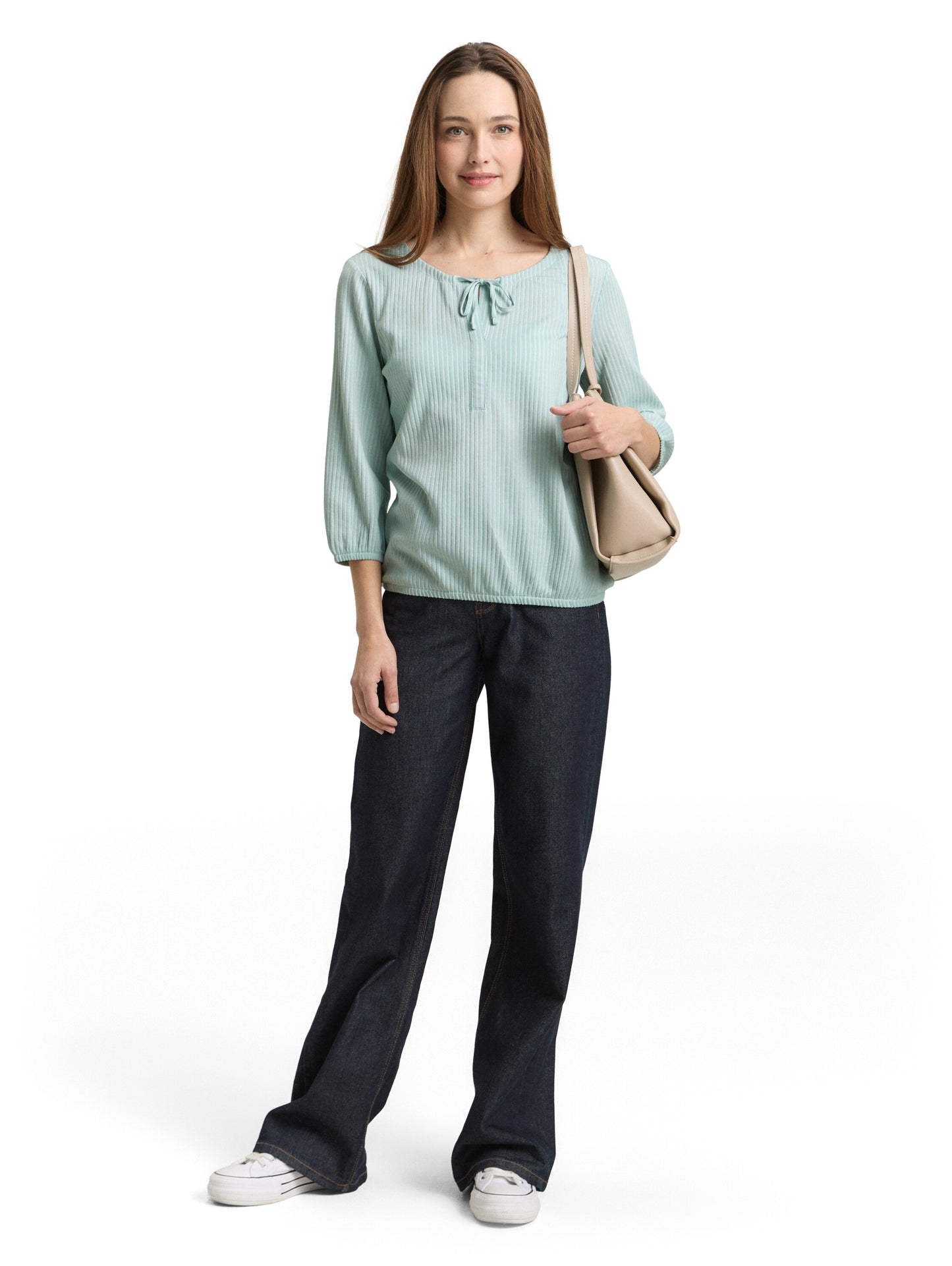 T-shirt striped blouse with st - 1050842