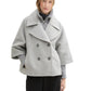 padded cape jacket - 1043723