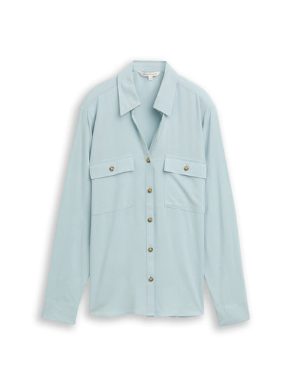 blouse shirt solid - 1048698