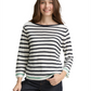 knit striped boatneck - 1046539