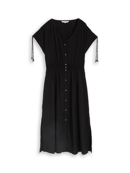 dress with button placket - 1051257