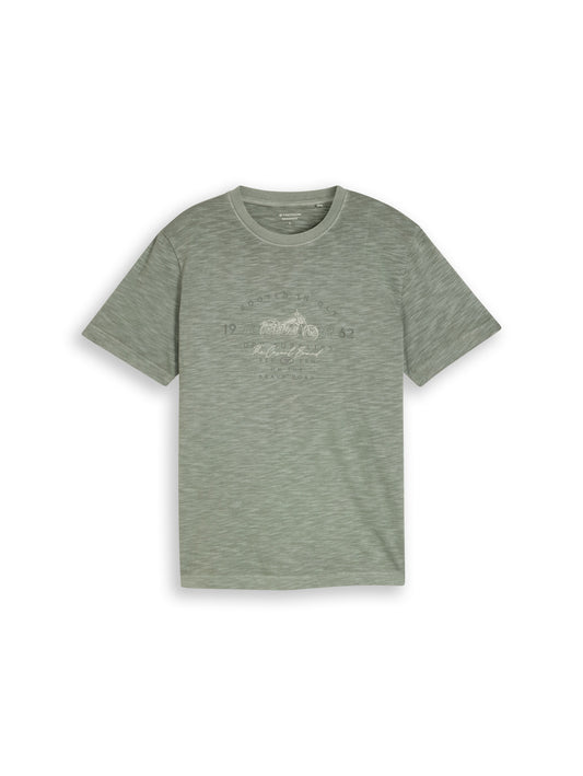 printed garment dye t-shirt - 1050226