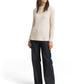 T-shirt cosy wide rib mock nec - 1048934