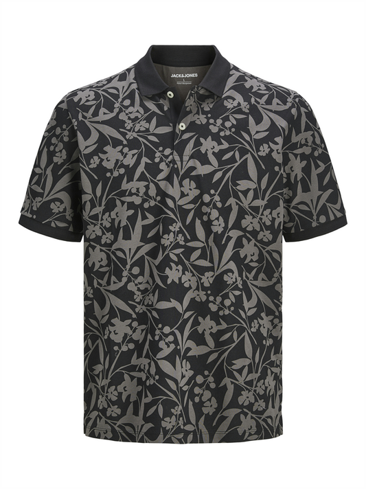 JJJEFF MONOCHROME AOP POLO SS - 12269236