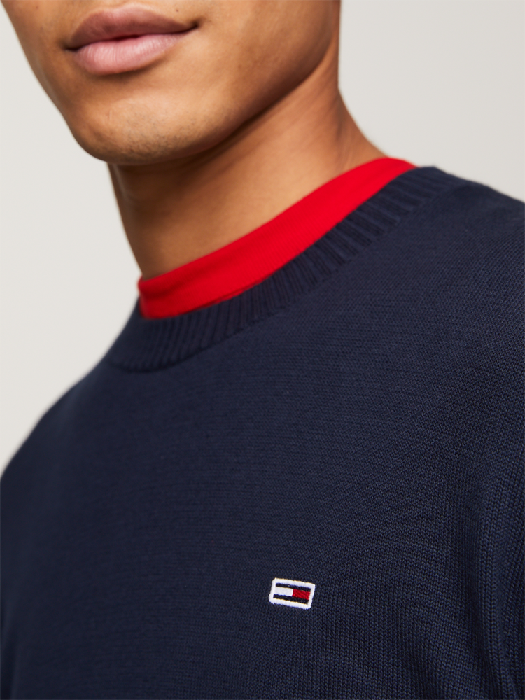 TJM SLIM ESSENTIAL LIGHT SWEATER - DM0DM18895