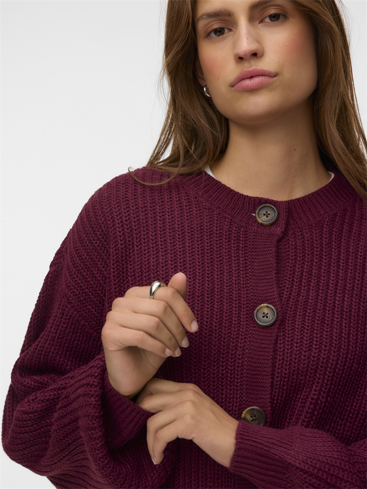 VMLEA LS O-NECK CARDIGAN NOOS - 10337797