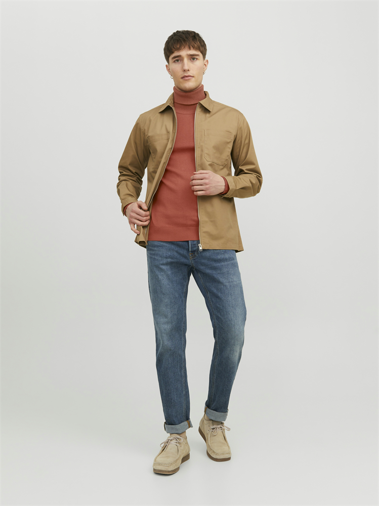 JJEEMIL KNIT ROLL NECK NOOS - 12157417
