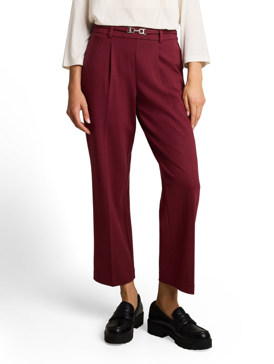 cropped straight leg pants - 1052971