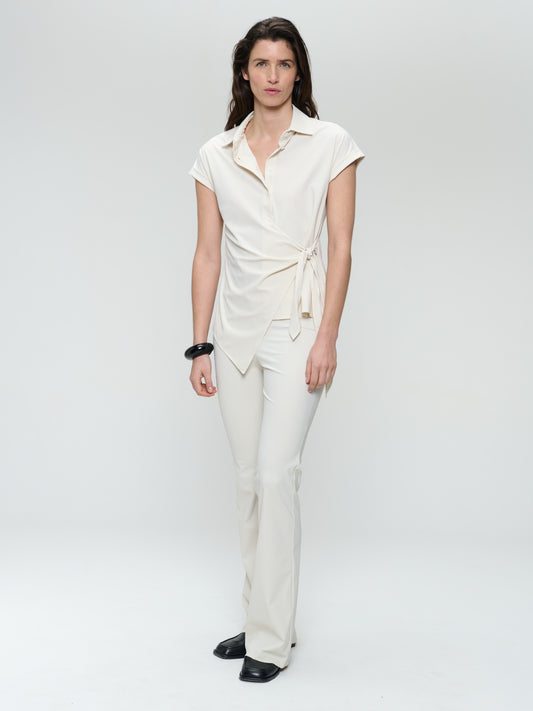 Aston strech technical jersey blous - U725217
