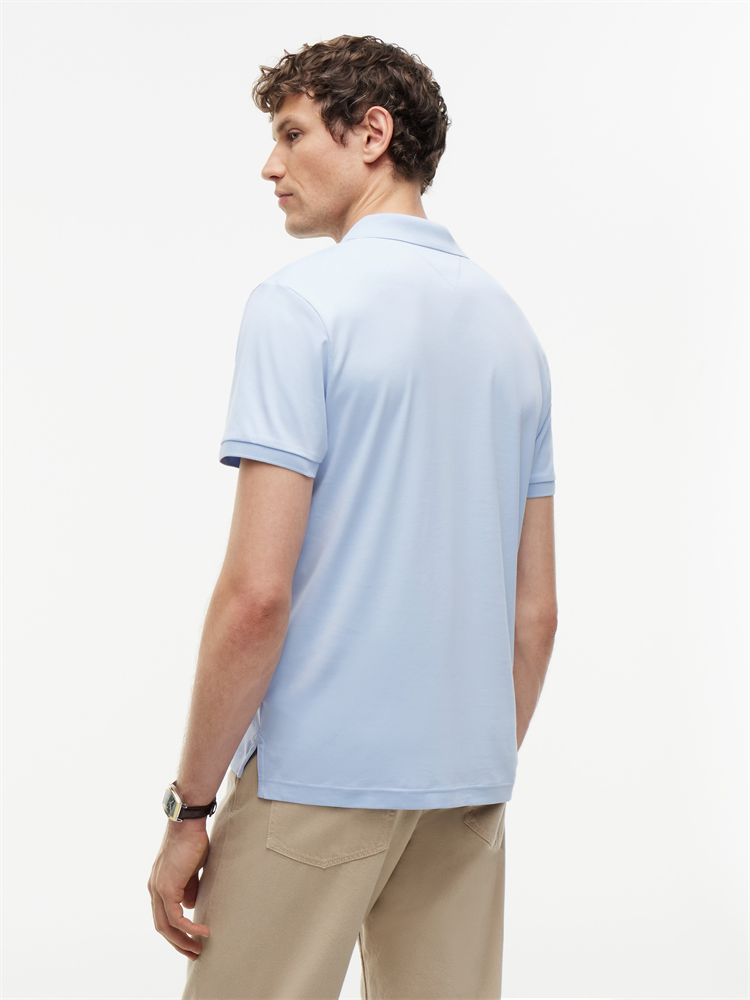 LIQUID COTTON REG SEASONAL POLO - MW0MW39994