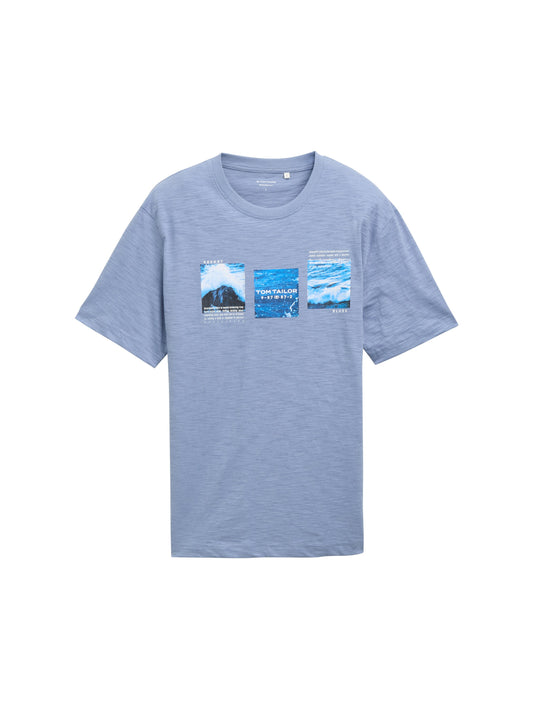 slub photoprint t-shirt - 1045692