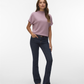 VMHALI SS FUNNEL NECK TOP JRS - 10348673