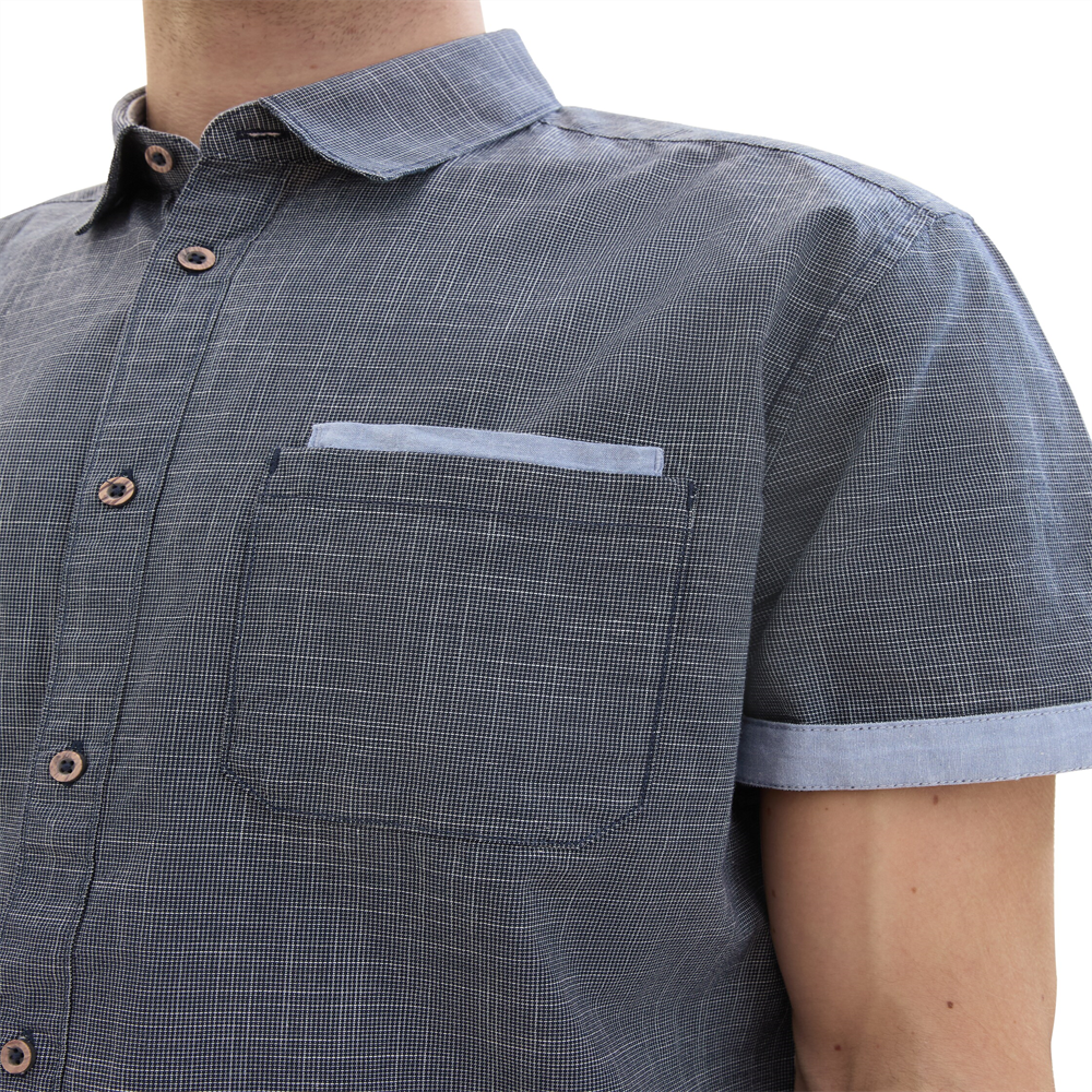 structured slubyarn shirt - 1041362