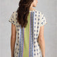 NELLY NOTCH NECK TEE - 445349