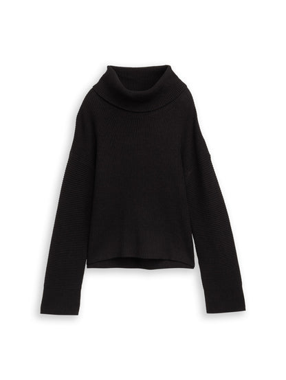 knit rib turtleneck - 1049160