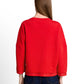 Sweatshirt boxy shape nylon de - 1052912