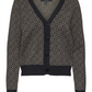 VMARIA ART LS V-NECK CARDIGAN REP - 10314507