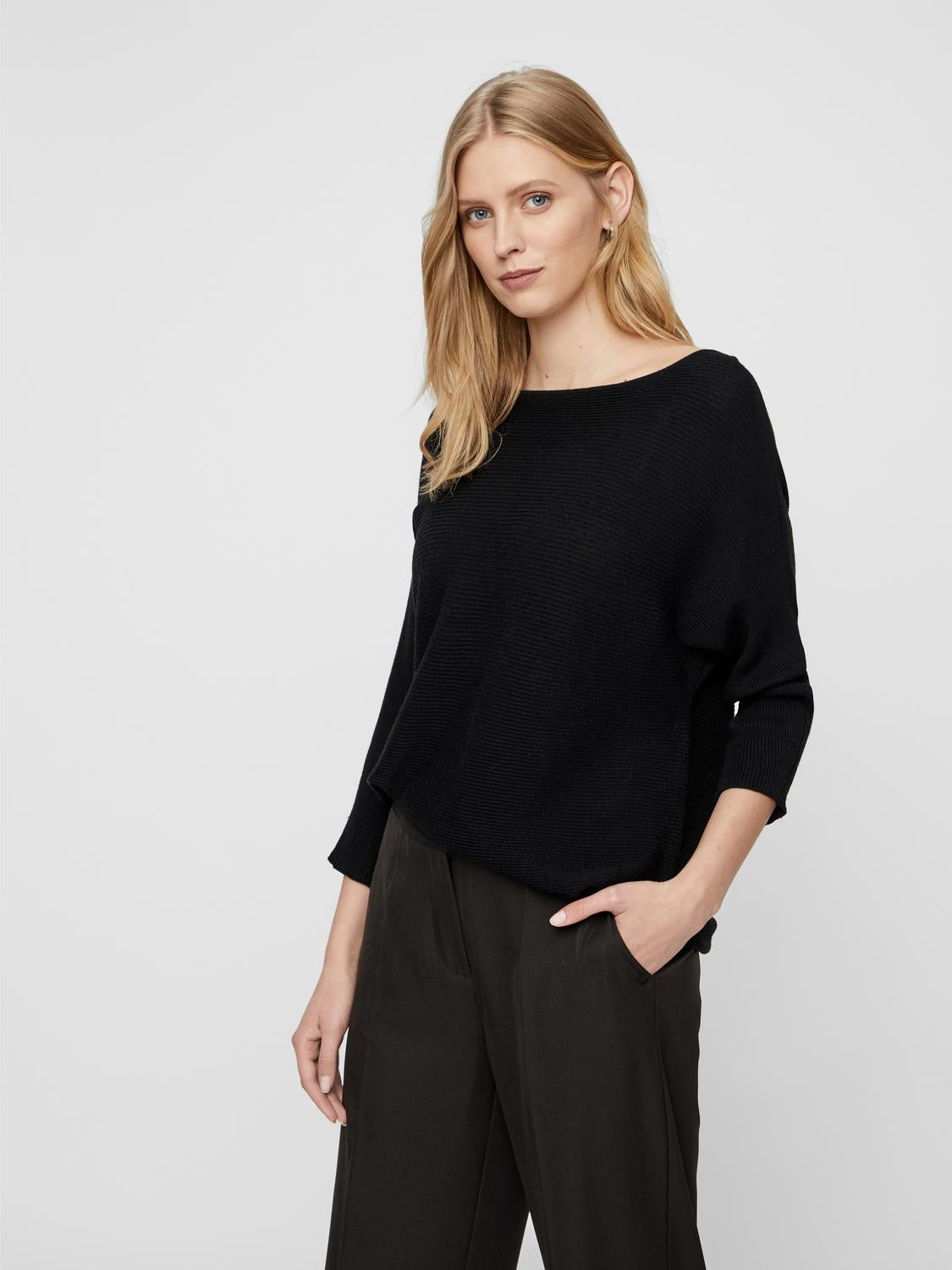 VMNORA 3/4 BOATNECK BLOUSE NOOS - 10210570