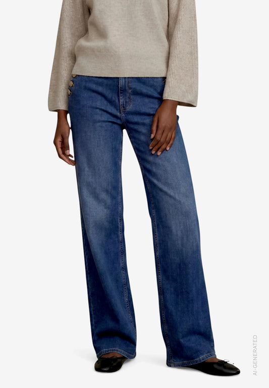 Hose Jeans 1/1 Länge - 110-10004257