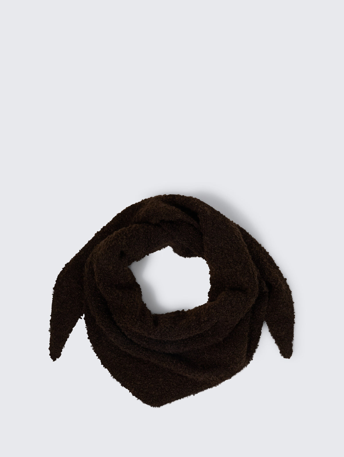 bouclé triangel scarf - 1052057