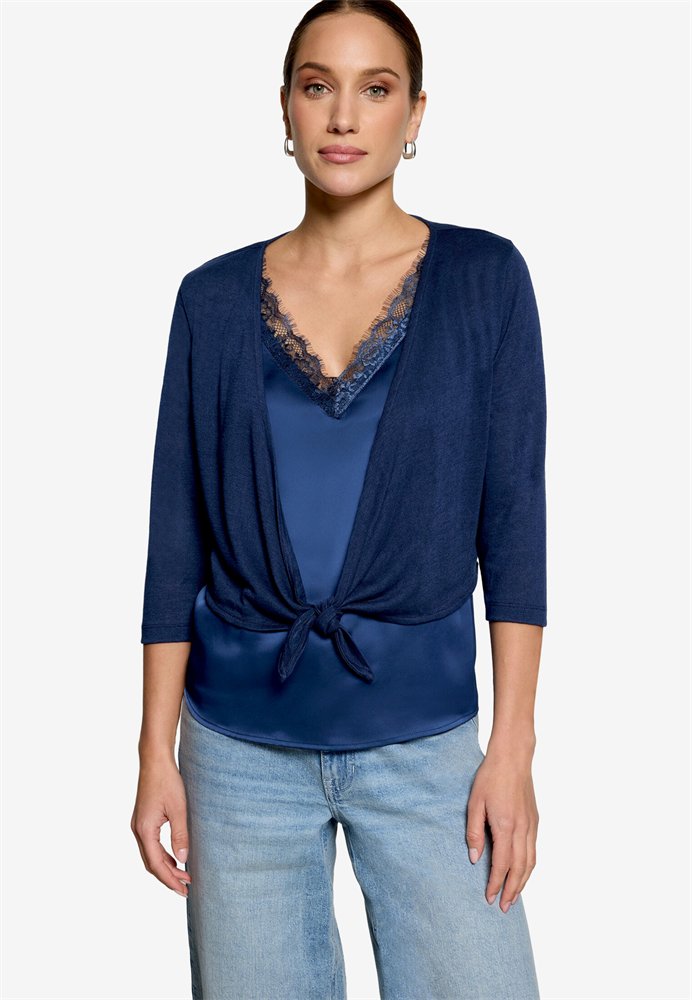 Sweat Jacke Kurz 3/4 Arm - 110-10004122
