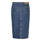 VMVERI HR CALF DENIM SKIRT GA NOOS - 10295731