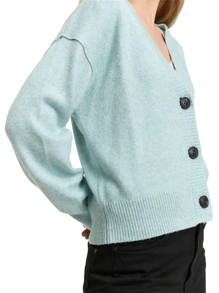 knit short cardigan - 1049188