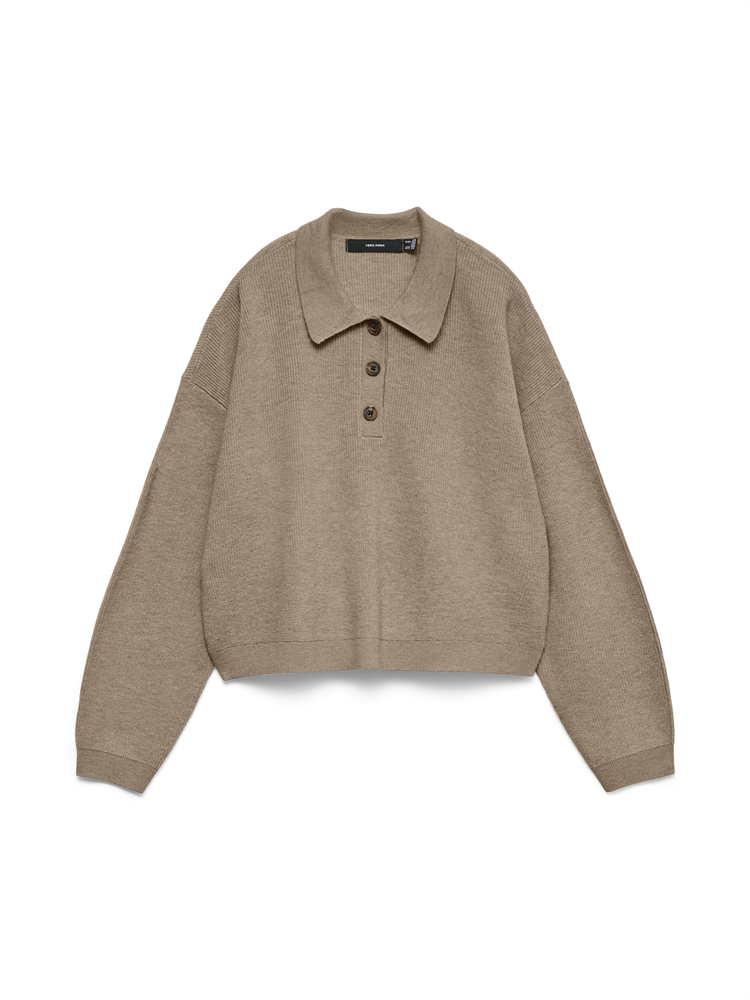 VMEXCITING LS POLO NECK PULLOVER BO - 10336334