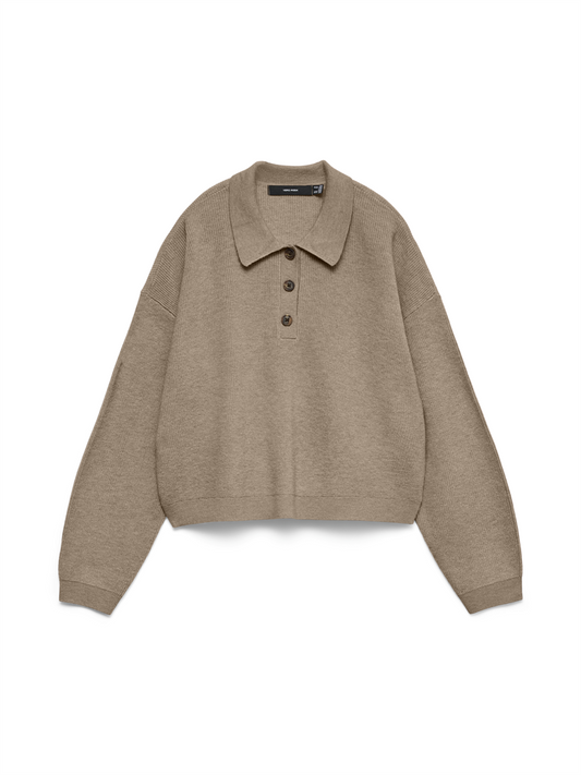 VMEXCITING LS POLO NECK PULLOVER BO - 10336334