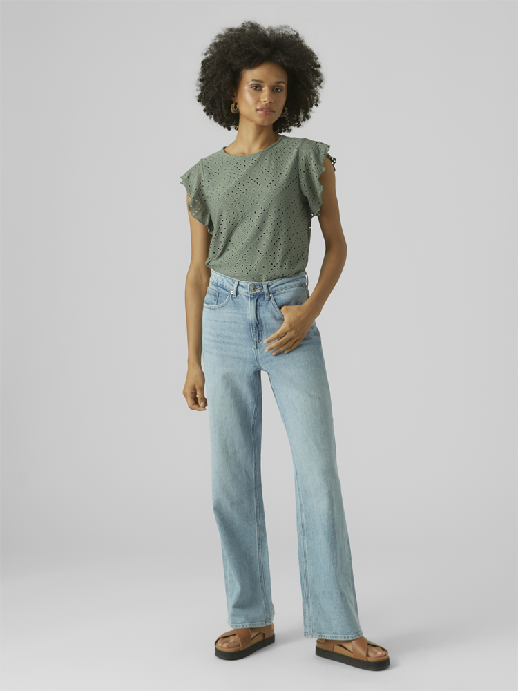 VMTASSA SL FRILL TOP NOOS - 10286067