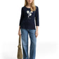 T-shirt crew neck frontprint - 1050751