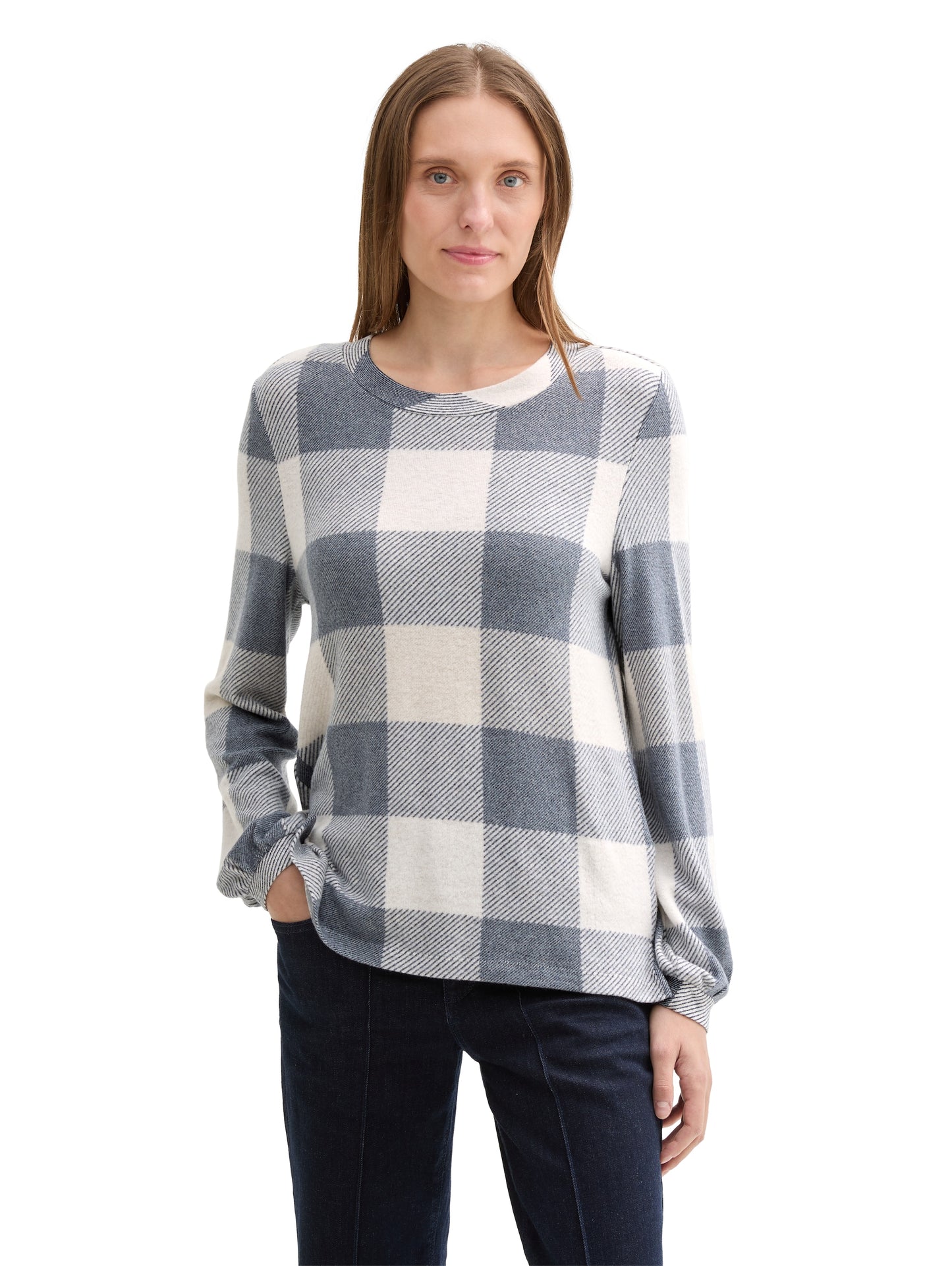 T-shirt cosy check - 1043154