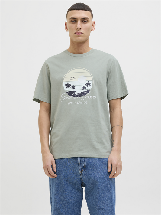 JJPALM TEE SS CREW NECK LN - 12269418