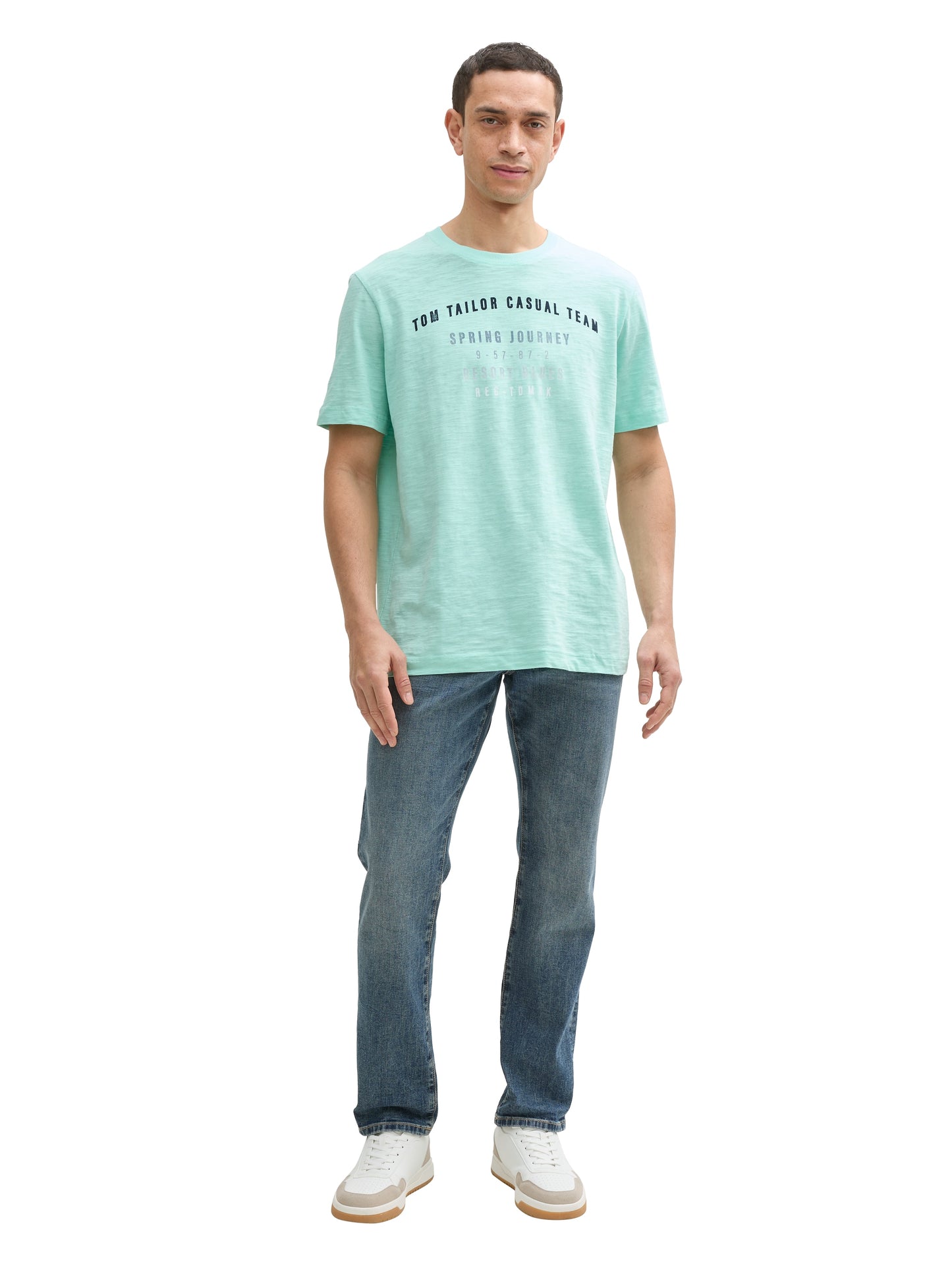 printed slub t-shirt - 1045690
