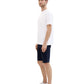 slim soft chino shorts w. belt - 1040237