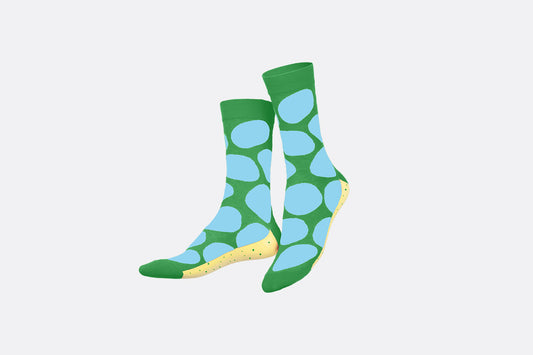 Socken Salty Chips, Green - EMSNOCCHIPG
