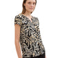 T-shirt blouse alloverprinted - 1042394