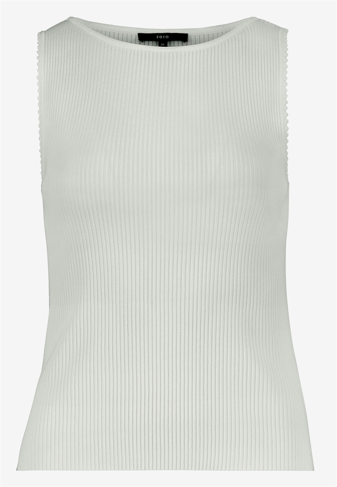 Strickpullover Kurz ohne Arm - 110-10003992